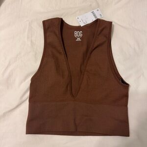 BDG Ribbed Cropped Tank